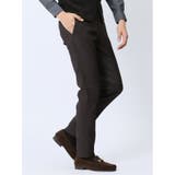 クロスストレッチ裏起毛 スリムフィット ノータックスラックス | TAKA-Q MEN | 詳細画像4 
