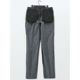 クロスストレッチ裏起毛 スリムフィット ノータックスラックス | TAKA-Q MEN | 詳細画像12