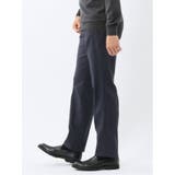 クロスストレッチ裏起毛 スリムフィット ノータックスラックス | TAKA-Q MEN | 詳細画像2