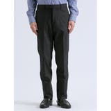 クロスストレッチ スリムフィット ノータックスラックス デニム黒 | TAKA-Q MEN | 詳細画像5 