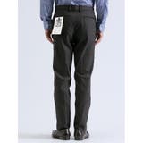 クロスストレッチ スリムフィット ノータックスラックス デニム黒 | TAKA-Q MEN | 詳細画像7 