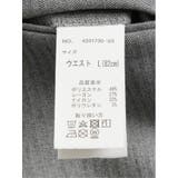 クロスストレッチ スリムフィット ノータックスラックス ヘリンボンライトグレー | TAKA-Q MEN | 詳細画像13