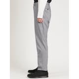 クロスストレッチ スリムフィット ノータックスラックス ヘリンボンライトグレー | TAKA-Q MEN | 詳細画像6