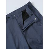 クロスストレッチ スリムフィット ノータックスラックス カルゼ青 | TAKA-Q MEN | 詳細画像12