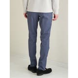 クロスストレッチ スリムフィット ノータックスラックス カルゼ青 | TAKA-Q MEN | 詳細画像4