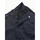 クロスストレッチ スリムフィット ノータックスラックス デニム紺 | TAKA-Q MEN | 詳細画像10