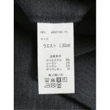 クロスストレッチ スリムフィット ノータックスラックス ヘリンボン紺 | TAKA-Q MEN | 詳細画像6 