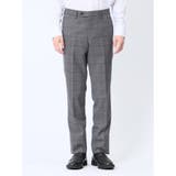 ウール混 スリムフィット ノータックスラックス バーズアイグレー | TAKA-Q MEN | 詳細画像5 