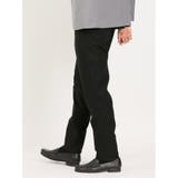 スーパーストレッチ スリムフィット ノータックスラックス カルゼ黒 | TAKA-Q MEN | 詳細画像2