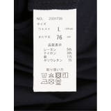 麻混スーパーストレッチ スリムフィット ノータックスラックス 紺 | TAKA-Q MEN | 詳細画像10 