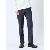 75紺 | ストレッチ スリムフィット ノータックスラックス | TAKA-Q MEN