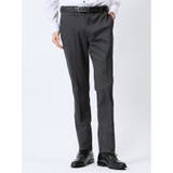 ストレッチ裏起毛 スリムフィット ノータックスラックス ピンヘッド | TAKA-Q MEN | 詳細画像1 