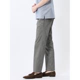 リネン混ストレッチ スリムフィット ノータックスラックス | TAKA-Q MEN | 詳細画像2
