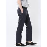 リネン混ストレッチ スリムフィット ノータックスラックス | TAKA-Q MEN | 詳細画像24