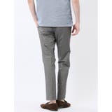 リネン混ストレッチ スリムフィット ノータックスラックス | TAKA-Q MEN | 詳細画像3