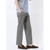 リネン混ストレッチ スリムフィット ノータックスラックス | TAKA-Q MEN | 詳細画像4