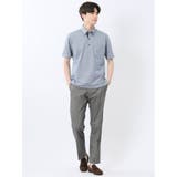 リネン混ストレッチ スリムフィット ノータックスラックス | TAKA-Q MEN | 詳細画像5