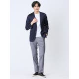 デニム調ストレッチ スリムフィット ノータックスラックス | TAKA-Q MEN | 詳細画像10