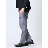 デニム調ストレッチ スリムフィット ノータックスラックス | TAKA-Q MEN | 詳細画像2