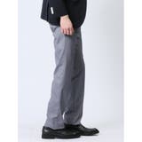 デニム調ストレッチ スリムフィット ノータックスラックス | TAKA-Q MEN | 詳細画像4