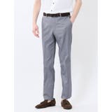 04グレー | レーヨン混ストレッチ スリムフィット ノータックスラックス | TAKA-Q MEN