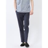70青 | レーヨン混ストレッチ スリムフィット ノータックスラックス | TAKA-Q MEN