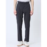 軽量 スリムフィット ノータックパンツ ウィンドペン紺(セットアップ可能) | TAKA-Q MEN | 詳細画像8