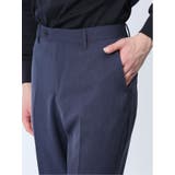 軽量 スリムフィット ノータックパンツ 青(セットアップ可能) | TAKA-Q MEN | 詳細画像8