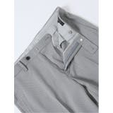 軽量 スリムフィット ノータックパンツ ライトグレー(セットアップ可能) | TAKA-Q MEN | 詳細画像13 