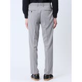 軽量 スリムフィット ノータックパンツ ライトグレー(セットアップ可能) | TAKA-Q MEN | 詳細画像7 