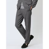 03ライトグレー | TechMove スリムフィット ノータックパンツ | TAKA-Q MEN