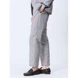 TechLinen スリムフィット ノータックパンツ | TAKA-Q MEN | 詳細画像2 