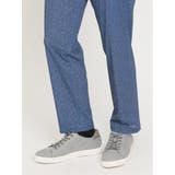 TechDenim スリムフィット ノータックパンツ 青(セットアップ可能) | TAKA-Q MEN | 詳細画像10