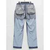 TechDenim スリムフィット ノータックパンツ 青(セットアップ可能) | TAKA-Q MEN | 詳細画像13