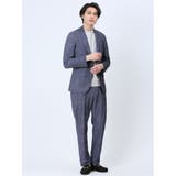 TechDenim スリムフィット ノータックパンツ 紺(セットアップ可能) | TAKA-Q MEN | 詳細画像10