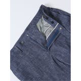 TechDenim スリムフィット ノータックパンツ 紺(セットアップ可能) | TAKA-Q MEN | 詳細画像13