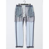 TechDenim スリムフィット ノータックパンツ 紺(セットアップ可能) | TAKA-Q MEN | 詳細画像10