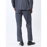 TechDenim スリムフィット ノータックパンツ 紺(セットアップ可能) | TAKA-Q MEN | 詳細画像3