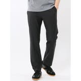 05黒 | TechCool スリムフィット ノータック パンツ 黒(セットアップ可能) | TAKA-Q MEN