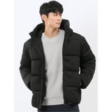 カットジャガード フーデッド 中綿ブルゾン | TAKA-Q MEN | 詳細画像1 