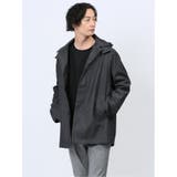 05黒 | シャンブレーデニム フード脱着ブルゾン | TAKA-Q MEN