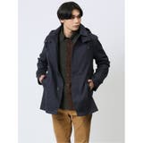 75紺 | シャンブレーデニム フード脱着ブルゾン | TAKA-Q MEN