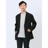 05黒 | ModernRelax ストレッチ 2ボタンジャケット(セットアップ可能) | TAKA-Q MEN