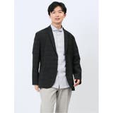 07白黒 | ModernRelax ストレッチ 2ボタンジャケット(セットアップ可能) | TAKA-Q MEN