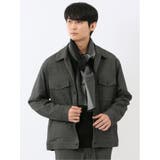 05黒 | ツイルフランネル トラッカージャケット(セットアップ可能) | TAKA-Q MEN