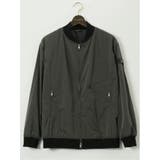 54カーキ | 【大きいサイズ】ジーステージ/G-stage ナイロンタフタ ブルゾン | TAKA-Q MEN