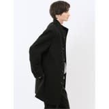 ストレッチメルトン スタンドカラーコート | TAKA-Q MEN | 詳細画像4