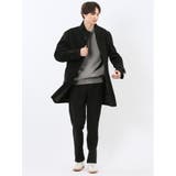 ストレッチメルトン スタンドカラーコート | TAKA-Q MEN | 詳細画像5