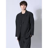 05黒 | circle motion NPU 2ボタンジャケット(セットアップ可能) | TAKA-Q MEN
