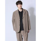 33ベージュ | circle motion NPU 2ボタンジャケット(セットアップ可能) | TAKA-Q MEN